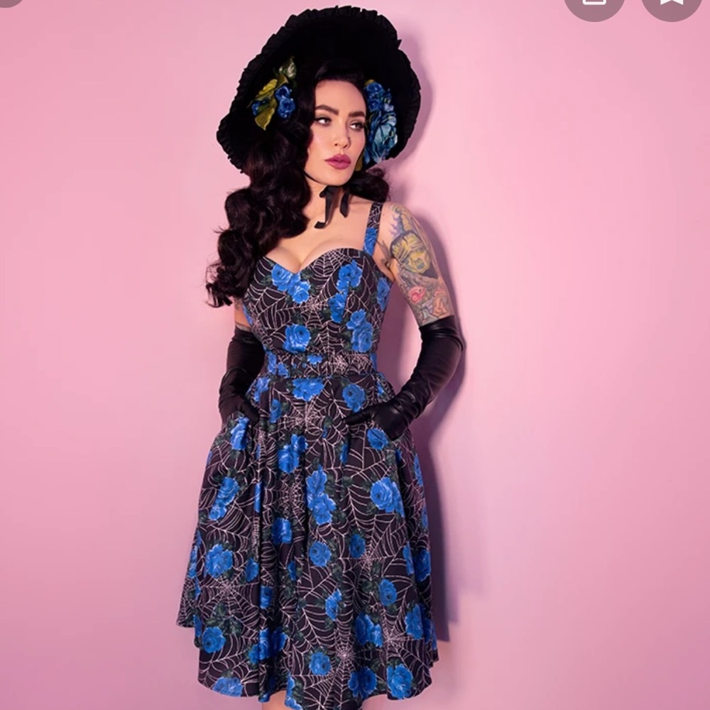 Micheline Pitt vixen spider web dress